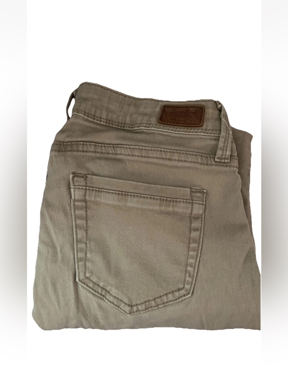 Vintage Y2K Denim Blvd Women’s Khaki Pants Tan Brown Denim Size 5